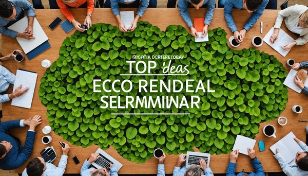 Top idées pour un séminaire écoresponsable en gironde